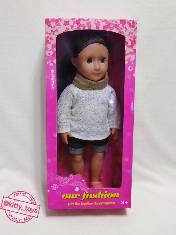 عروسک سیلیکونی 35 سانتی برند our fashion